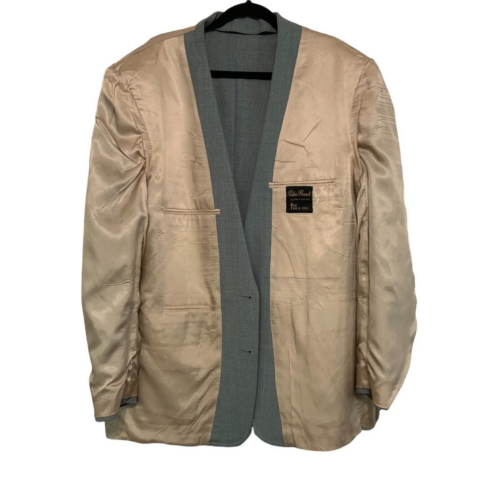 Blazer Mens Jacket Vintage XXL Palm Beach Tailored in USA For  Mr Big & Tall - Picture 11 of 12